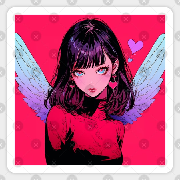 Cupid Lady Sticker by DarkSideRunners